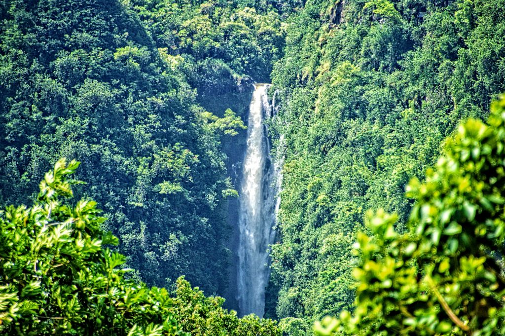 Waterfall on road to Hana