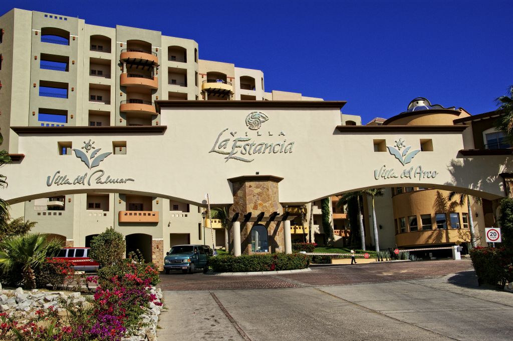 Entrance to the resort